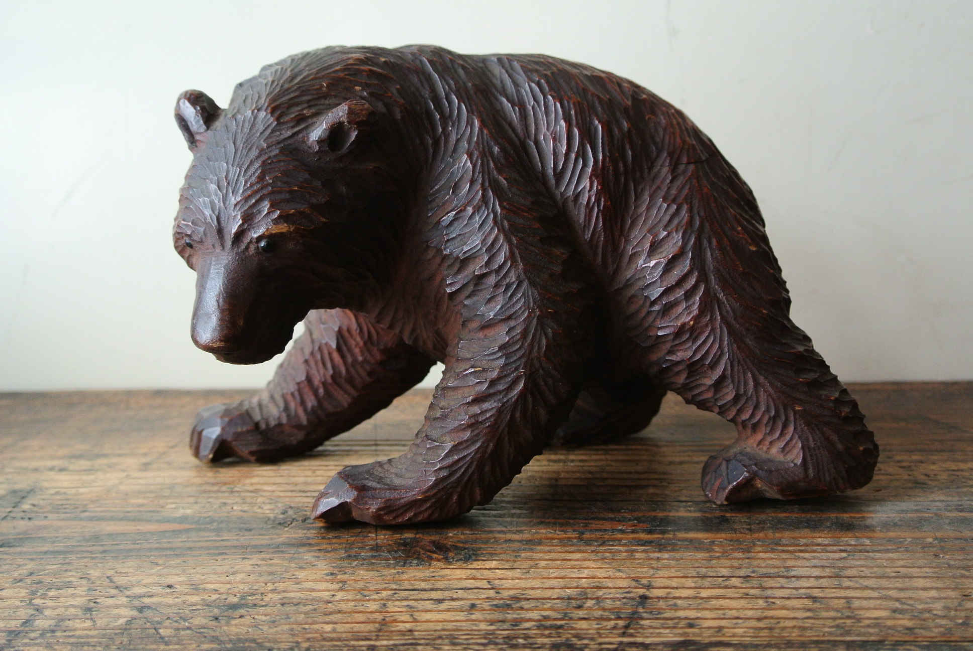 名もなき木彫り熊 - アンティーク雑貨・古道具の札幌 アンティーク 