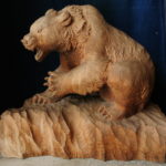 古い木彫り熊　北海道　吠熊　民芸　工芸品　骨董　アンティーク 005-1-150x150.jpg