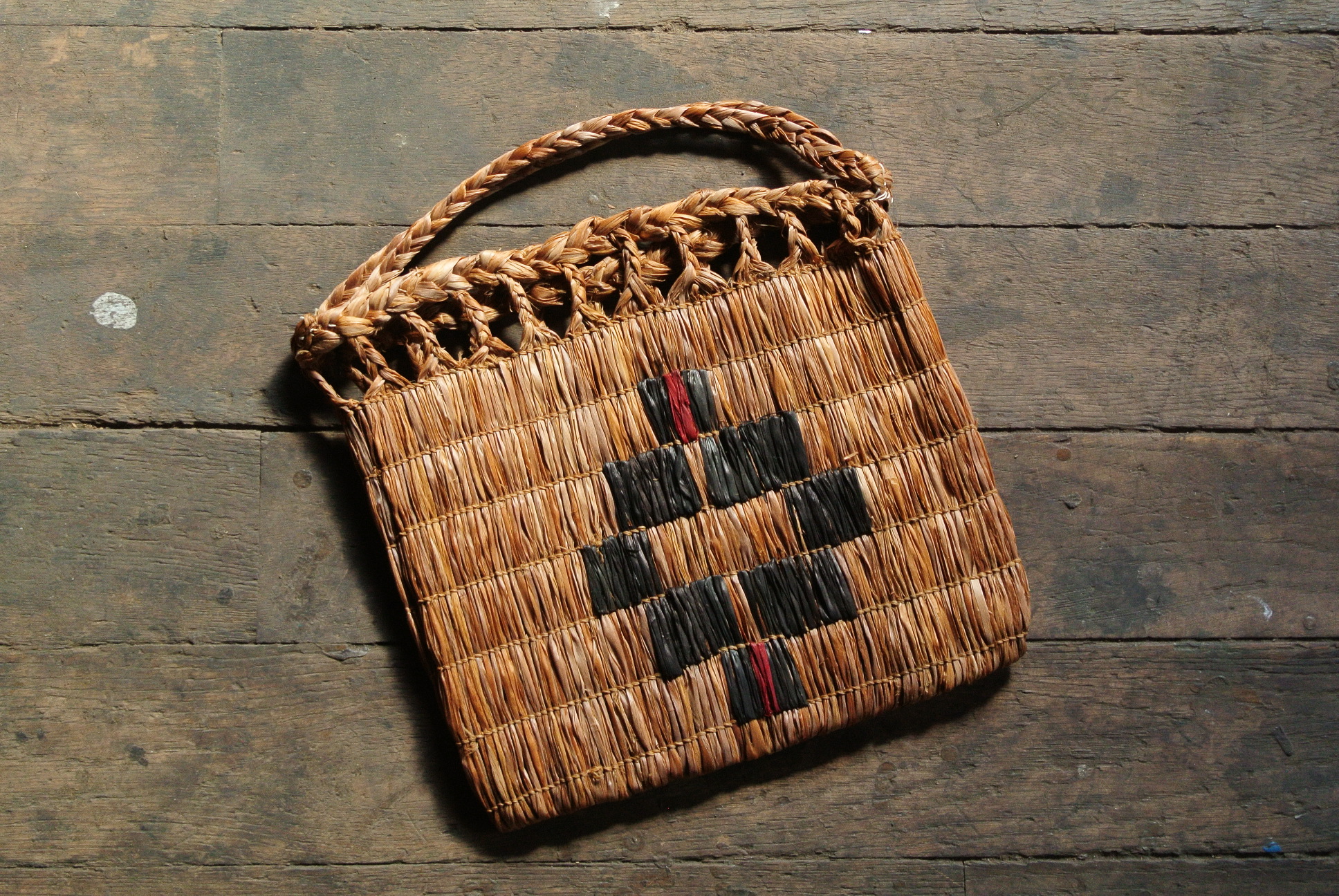 アイヌ民具 編み袋 サラニプ - アンティーク雑貨・古道具の札幌 