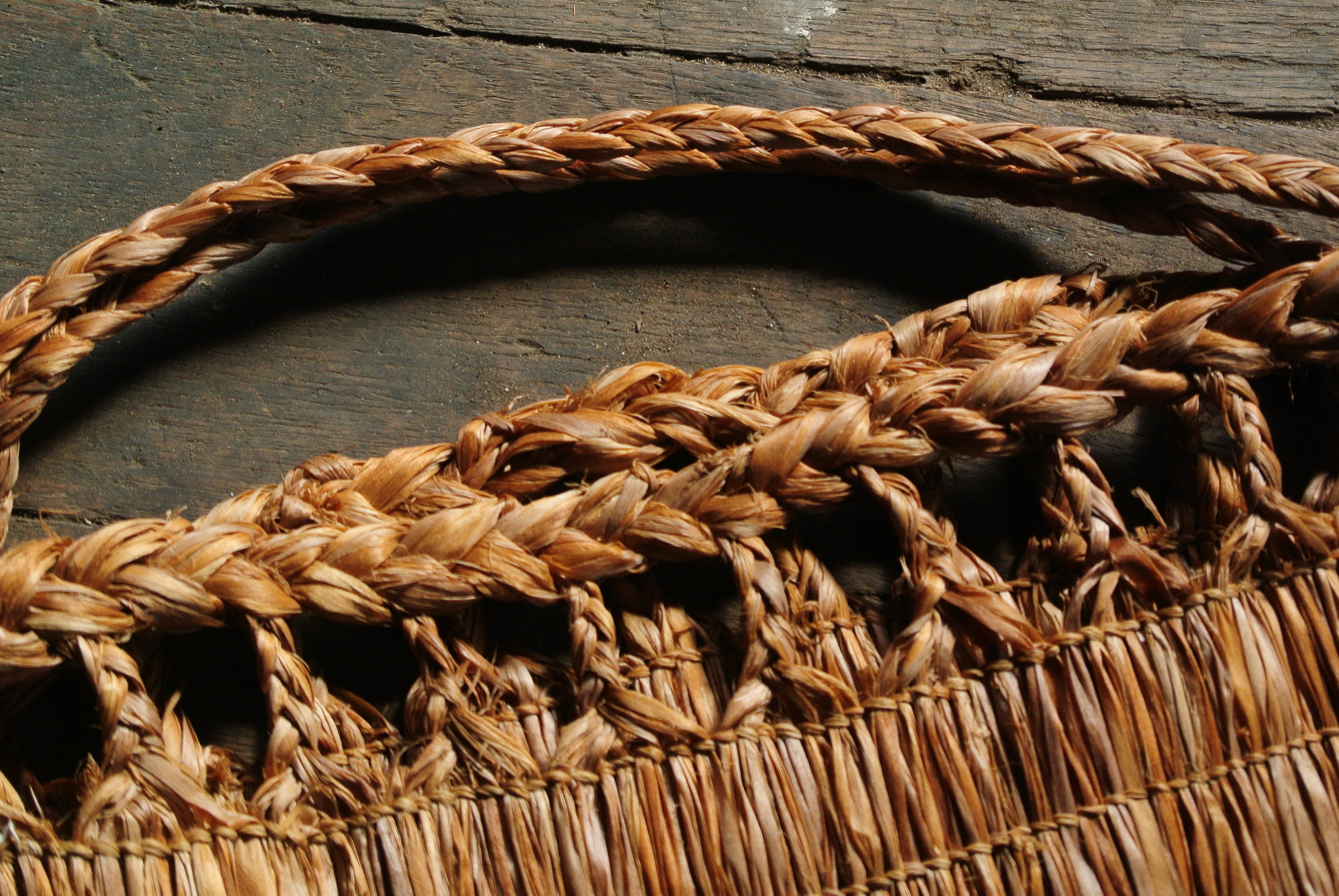 アイヌ民具 編み袋 サラニプ - アンティーク雑貨・古道具の札幌 