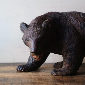 木彫り熊のタオル掛け | オンラインショップ - アンティーク雑貨 