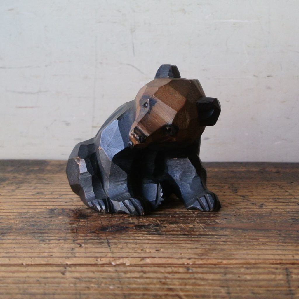 木彫り熊のタオル掛け | オンラインショップ - アンティーク雑貨・古道具の札幌 アンティークショップ36号線
