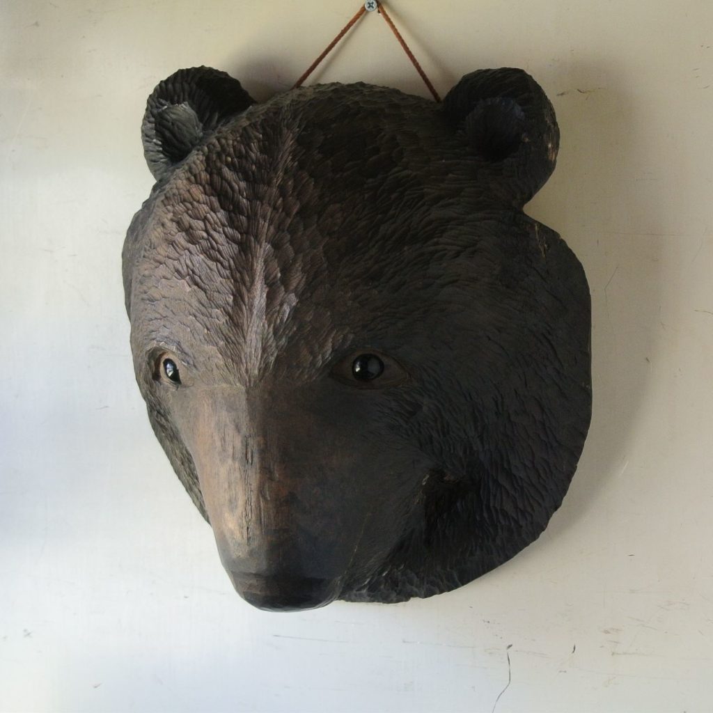 伊藤幹男 みきおさんのクマ 木彫り熊 - アンティーク/コレクション