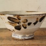 こぶ志窯 山岡三秋 鉄絵茶碗 - アンティーク雑貨・古道具の札幌